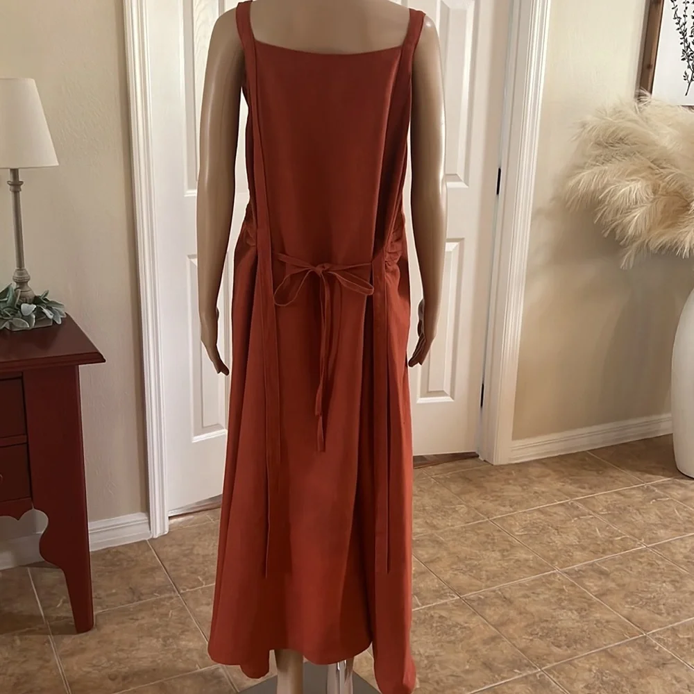 KRISTA LARSON DESIGNS MAXI LINEN DRESS - Picture 4 of 14